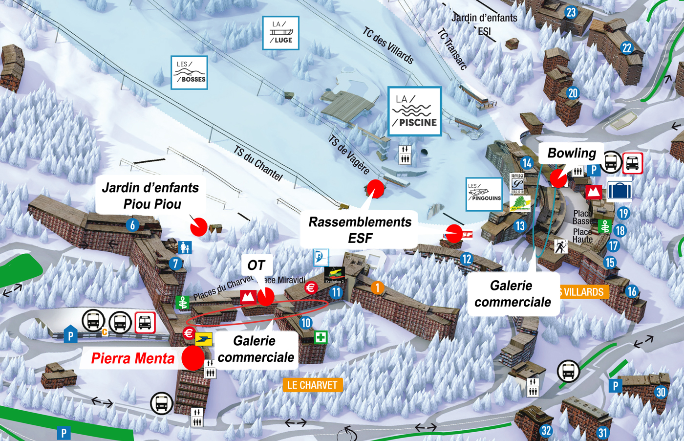 Les Arc Plan Piste Plan Des Pistes Et Sentiers De Randonn es De Les Les Arc Plan Piste Plan Des Pistes Et Sentiers De Randonn es De Les