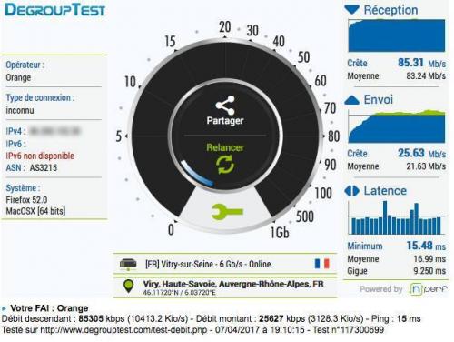 pour surfer après le ski, vous disposez d'une box tres haut débit avec du WiFi